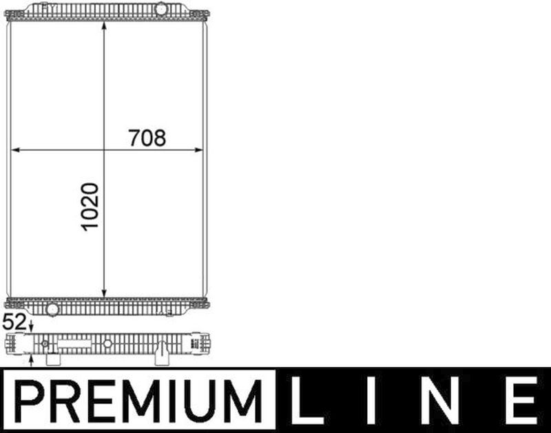 MAHLE Truck/Bus Radiator CR1010000P