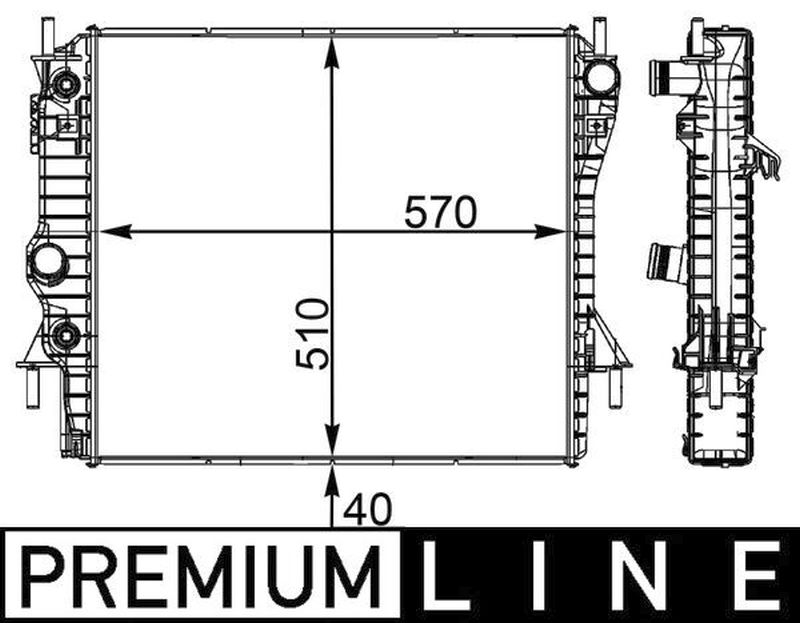 MAHLE PC Radiator CR1965000P