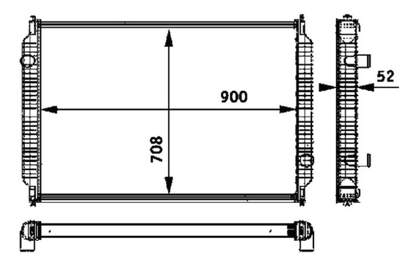 MAHLE Truck/Bus Radiator CR720000P