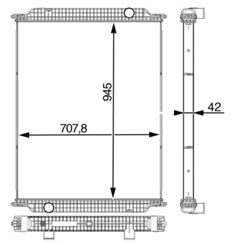 MAHLE Truck/Bus Radiator CR734000P