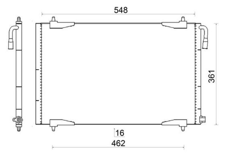 MAHLE PC Aircon condenser AC220001S