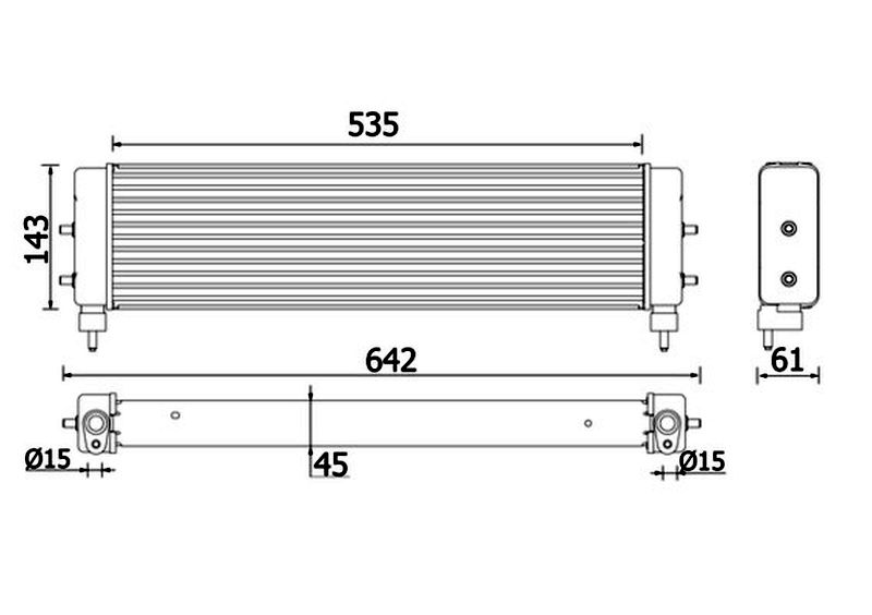 MAHLE PC Oil cooler CLC94000P