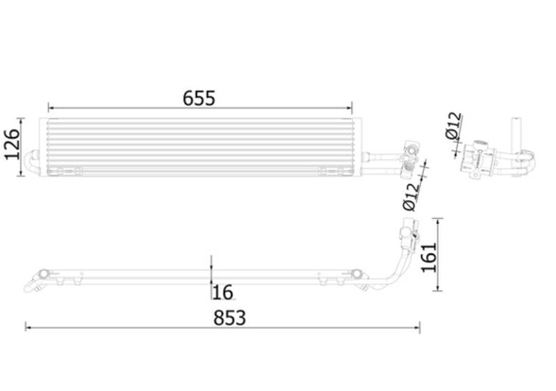 MAHLE Premium Line Oil cooler CLC234000P