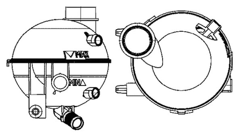 MAHLE PC Expansion tank CRT18000S