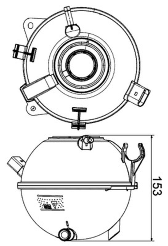 MAHLE PC Expansion tank CRT19000S