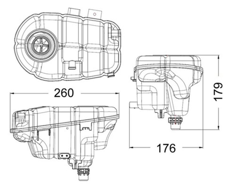 MAHLE PC Expansion tank CRT60000S