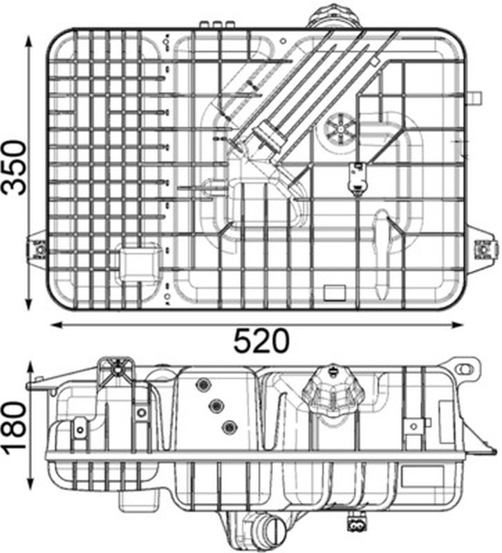 MAHLE Truck/Bus Expansion tank CRT236000P
