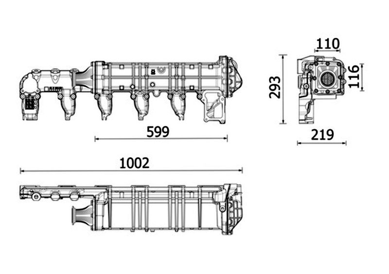 MAHLE Premium Line EGR Cooler CE38000P