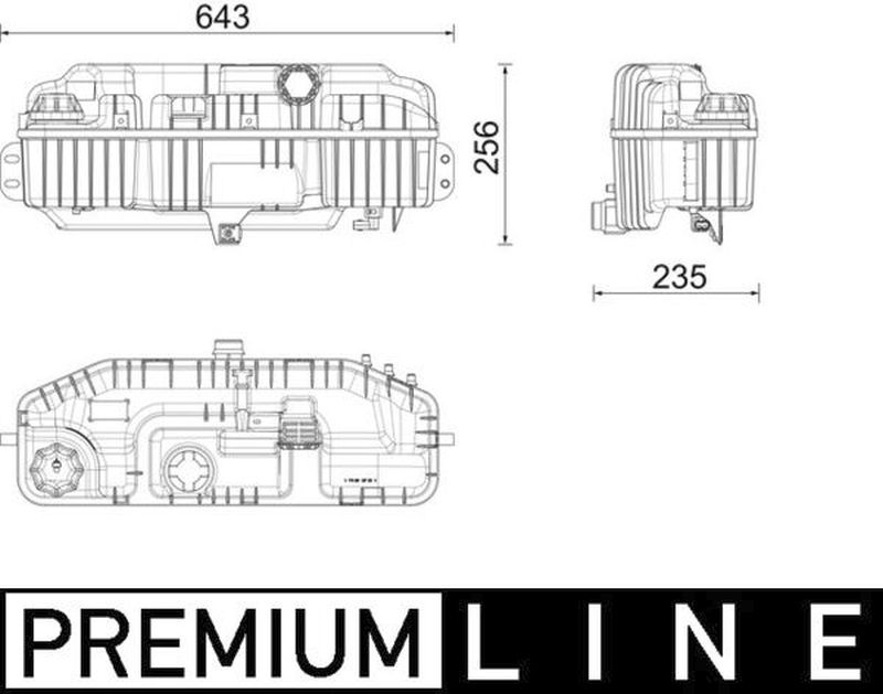 MAHLE Premium Line Expansion tank CRT241000P