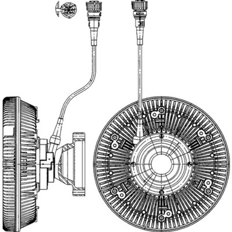 MAHLE Truck/Bus Radiator fan clutch CFC226000P