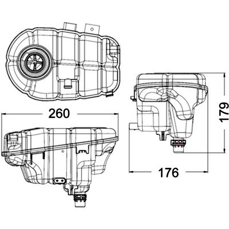 MAHLE PC Expansion tank CRT60000S