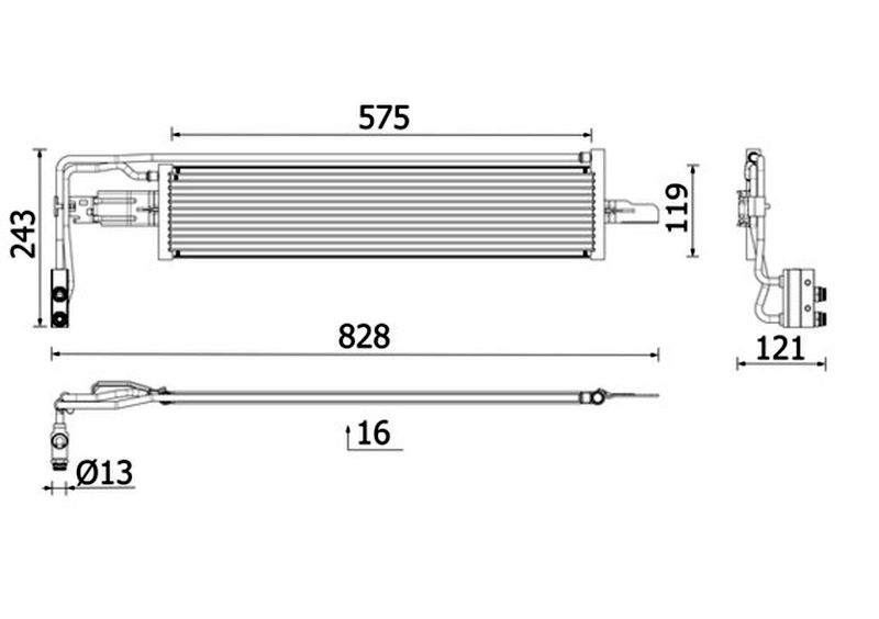 MAHLE Premium Line Engine Oil Cooler CLC319000P