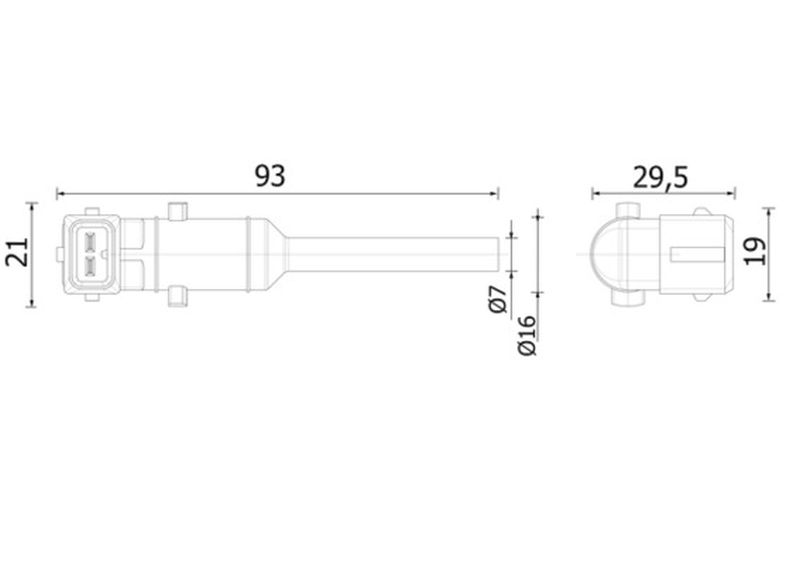 MAHLE Coolant Level Sensor CRTX5000S