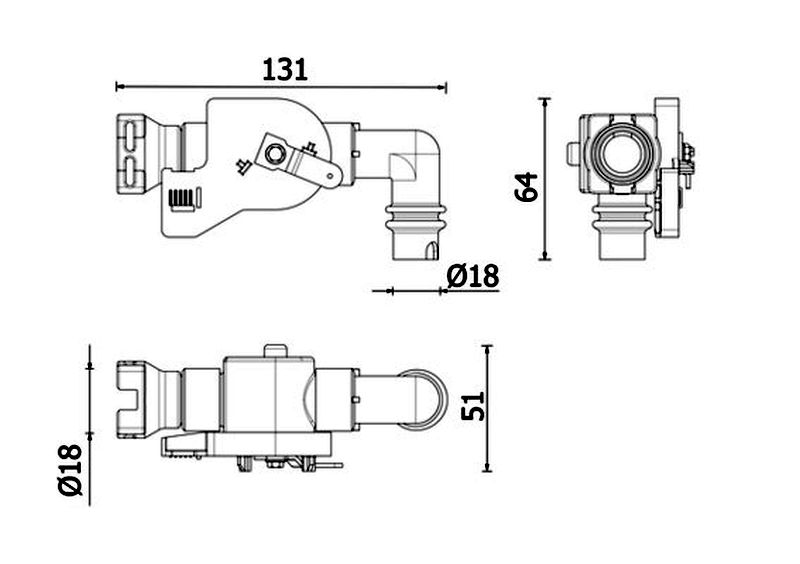 MAHLE Premium Line Coolant Control Valve CV27000P