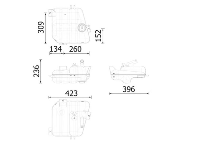 MAHLE Expansion tank CRT252000S