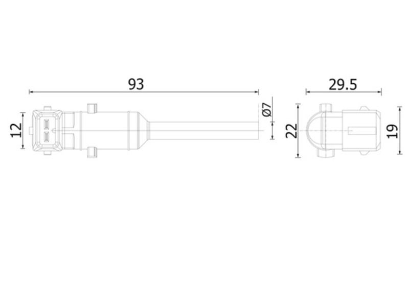 MAHLE Coolant Level Sensor CRTX8000S