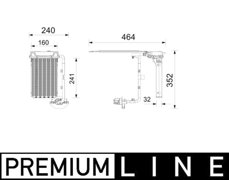 MAHLE Premium Line Interior Heater Electric AHE3000P