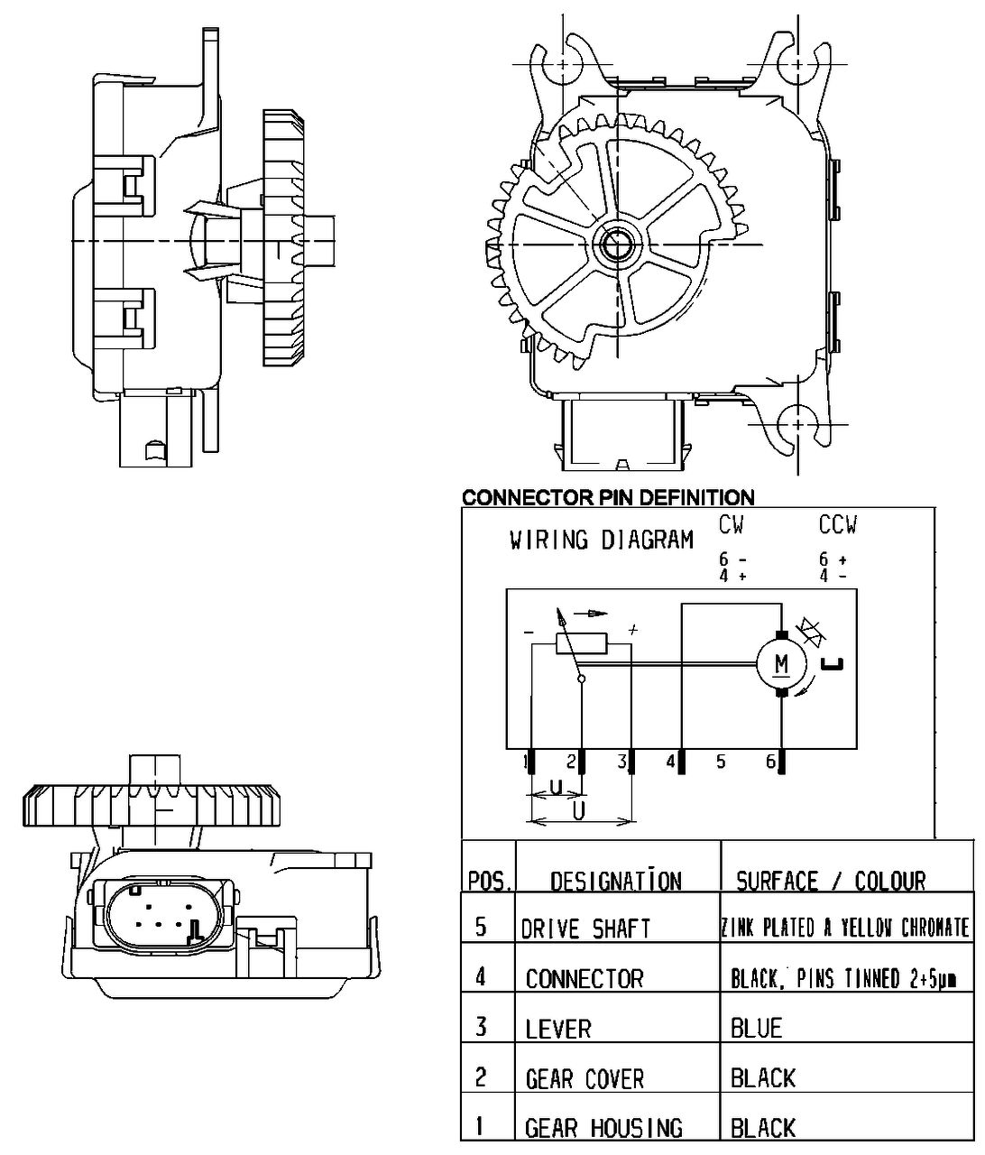 MAHLE PC Aircon actuator AA14000P