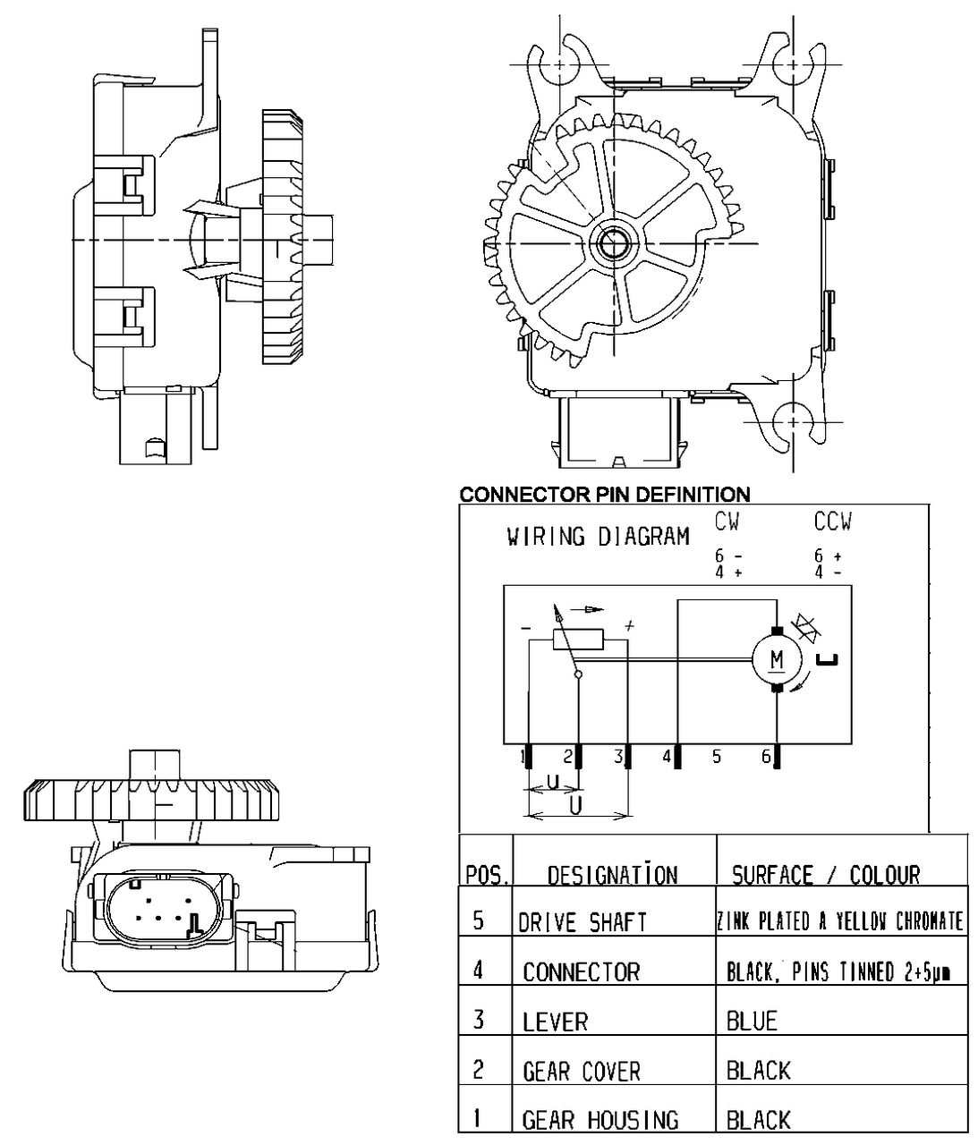 MAHLE PC Aircon actuator AA14000P