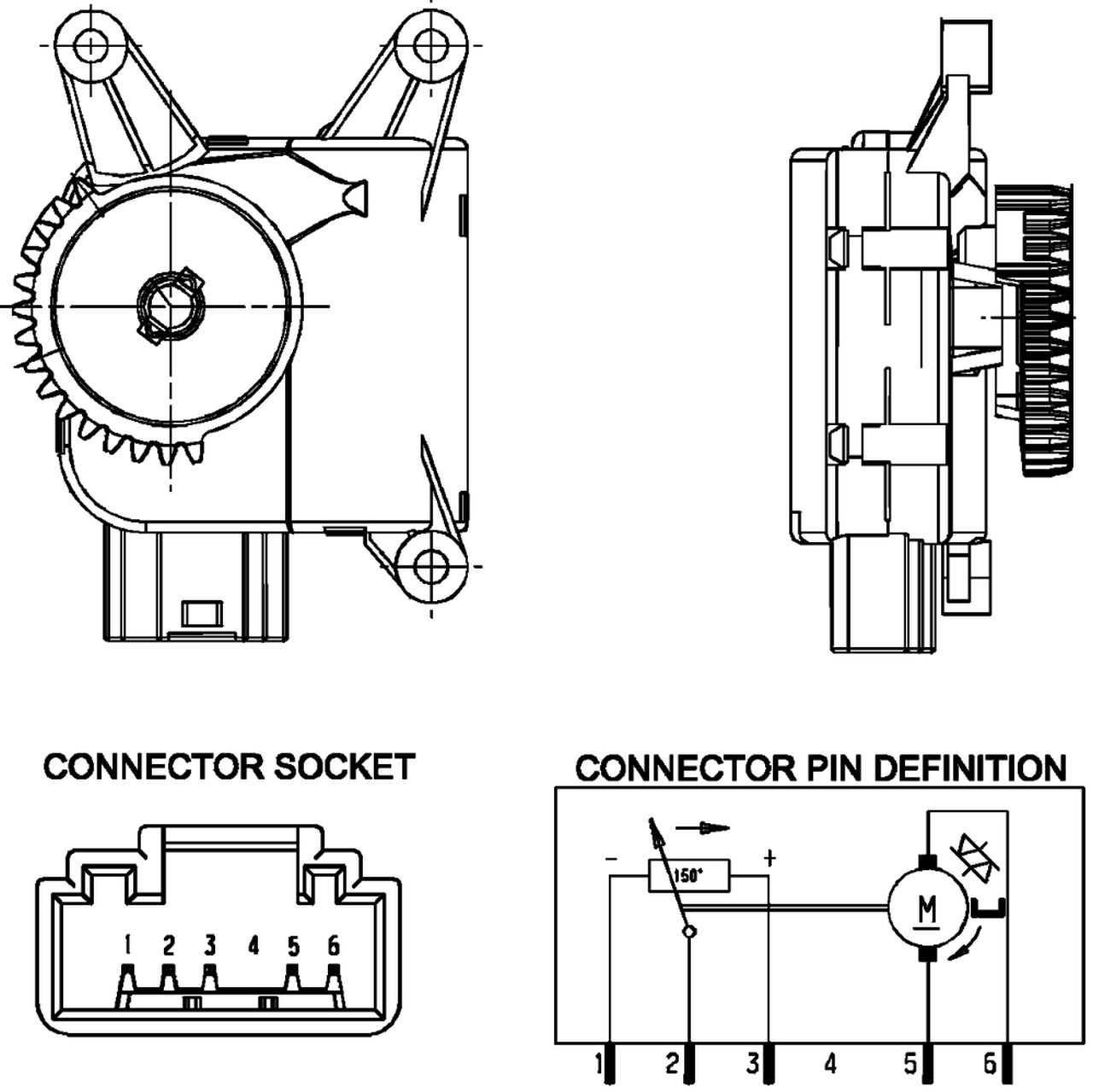 MAHLE PC Aircon actuator AA16000P