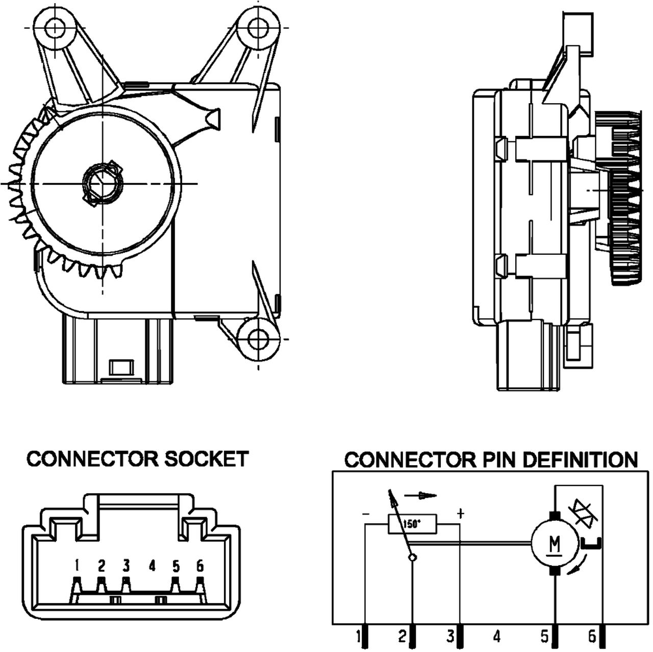 MAHLE PC Aircon actuator AA16000P