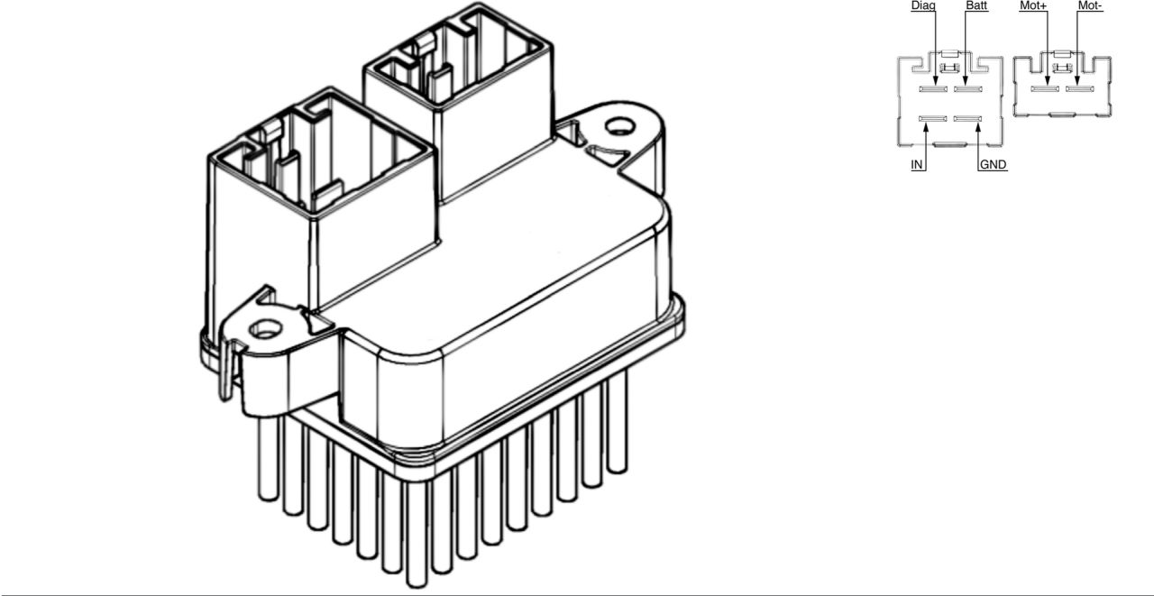 MAHLE PC Aircon blower regulator and resistor ABR107000P
