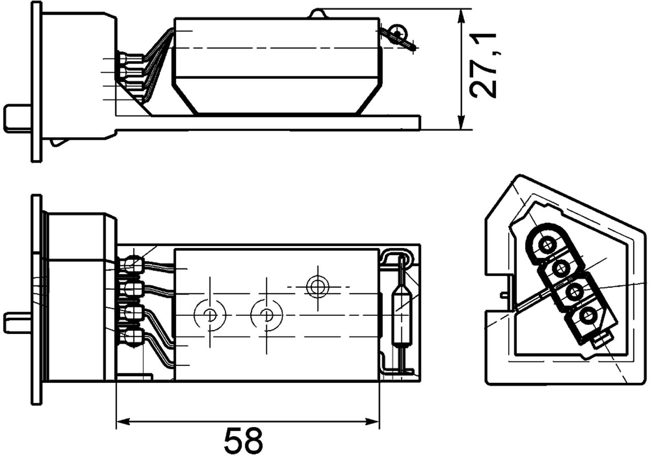 MAHLE PC Aircon blower regulator and resistor ABR11000P