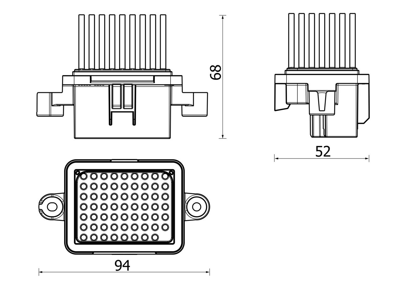 MAHLE Premium Line Aircon Blower Regulator/Resistor ABR157000P