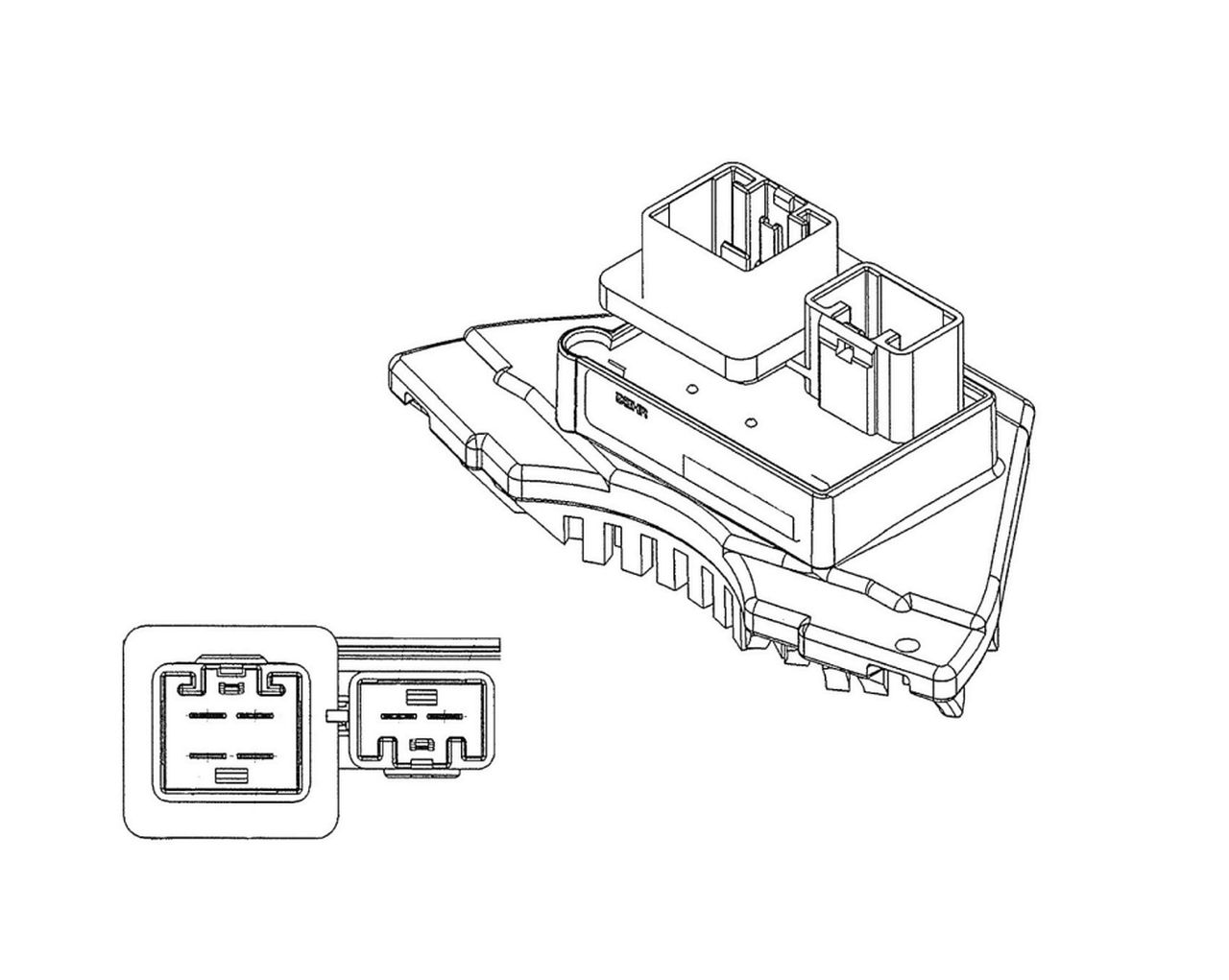 MAHLE PC Aircon blower regulator and resistor ABR35000P