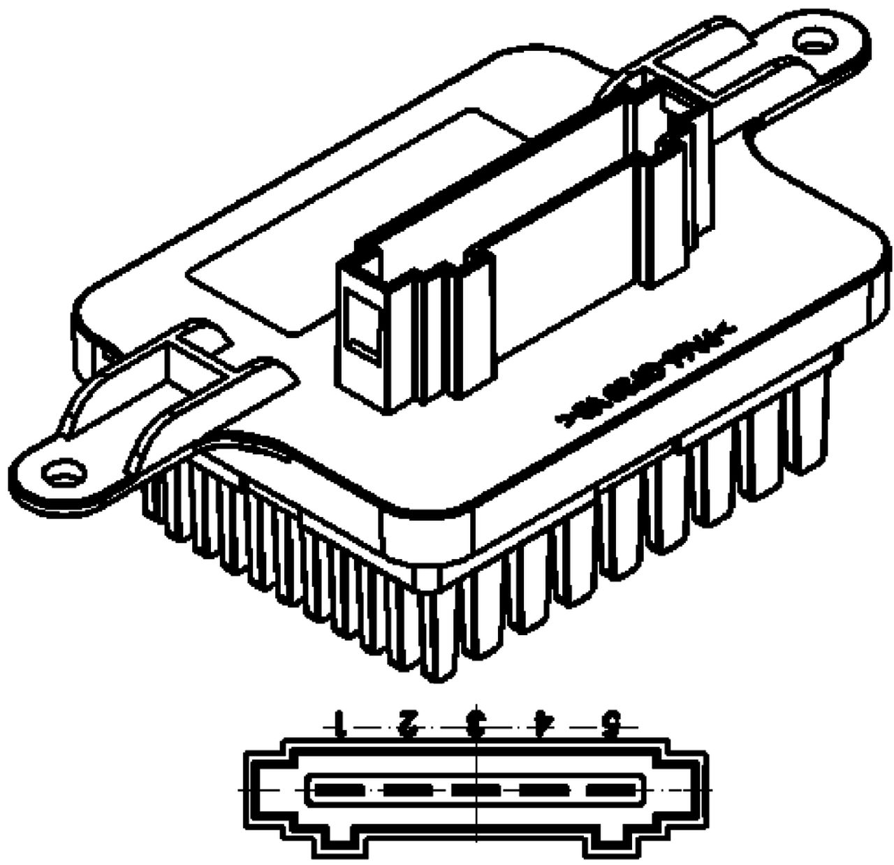 MAHLE PC Aircon blower regulator and resistor ABR59000P