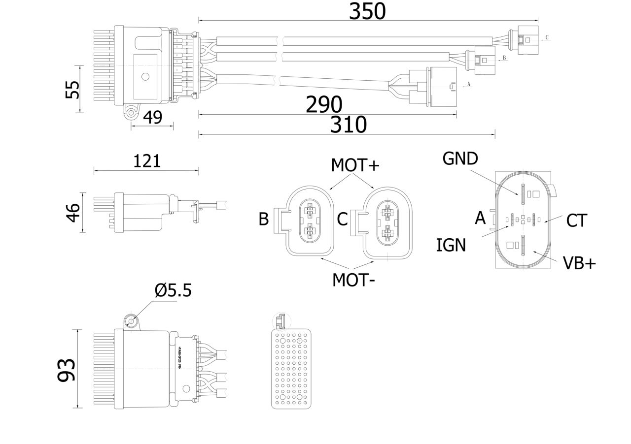 MAHLE PC Aircon blower regulator and resistor ABR78000S