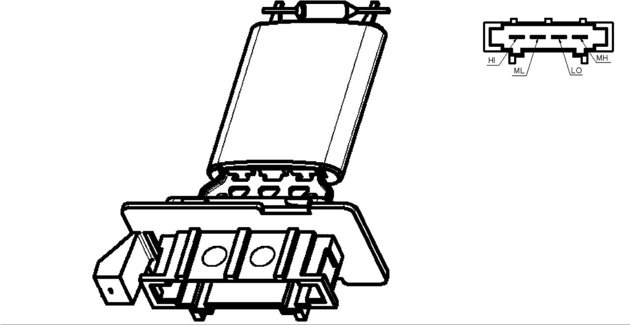 MAHLE PC Aircon blower regulator and resistor ABR98000P