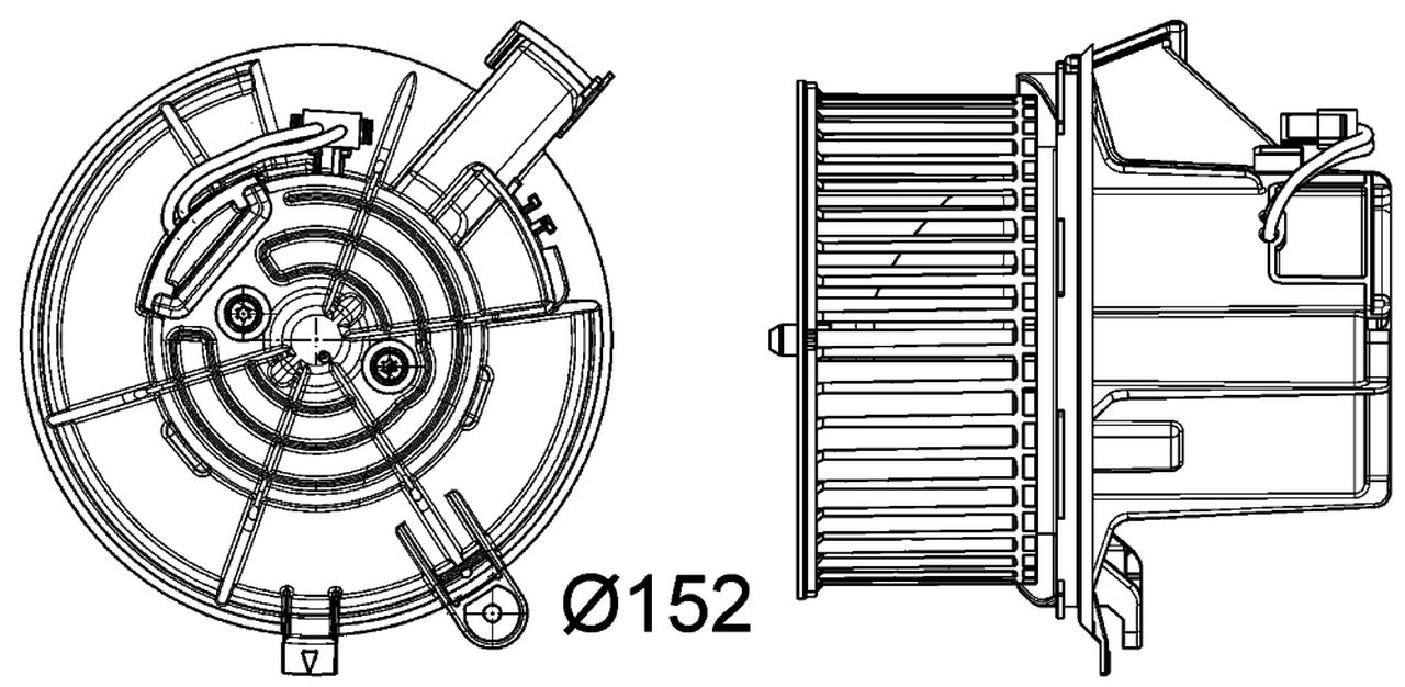 MAHLE PC Interior blower AB119000P
