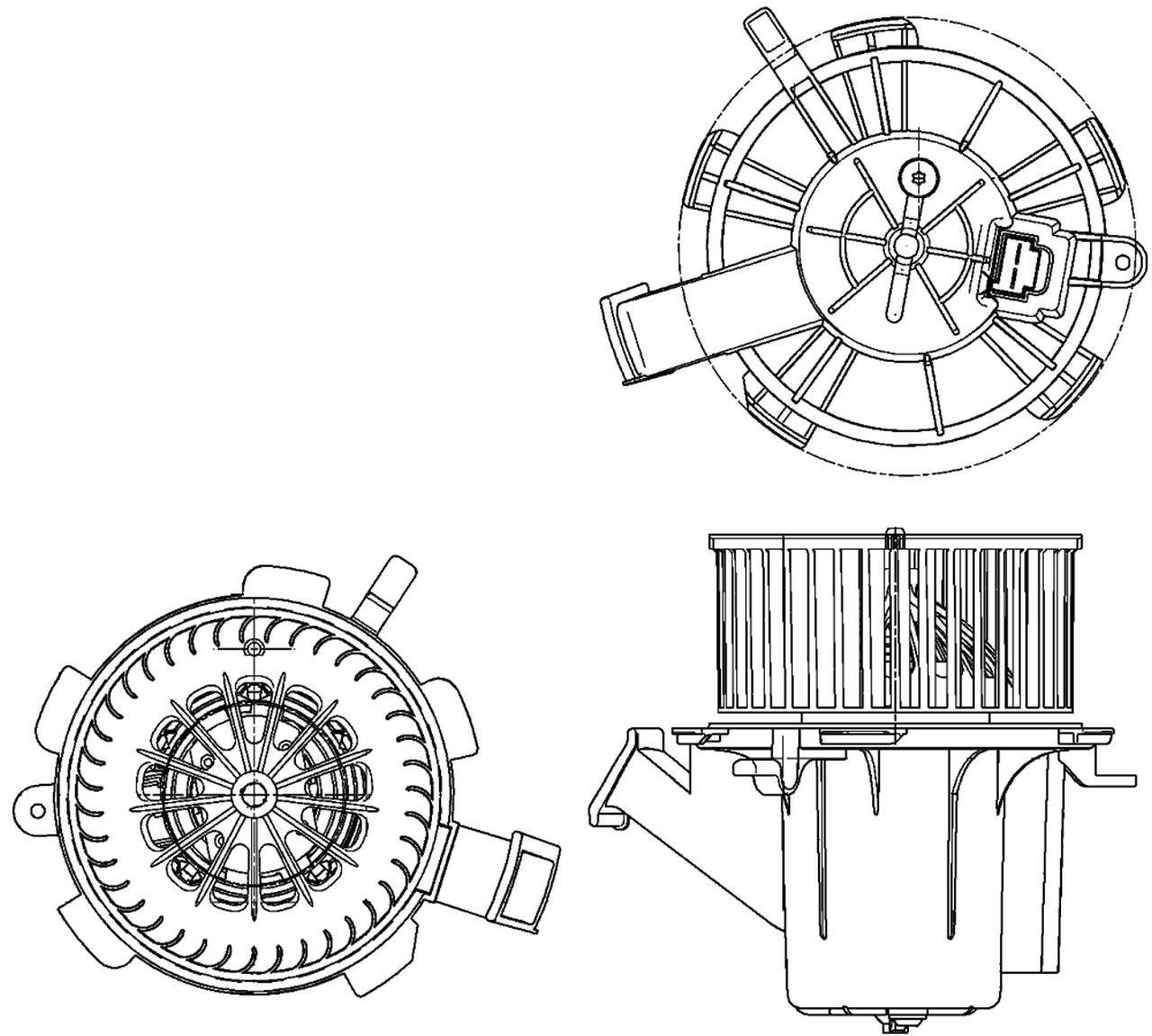 MAHLE PC Interior blower AB132000P