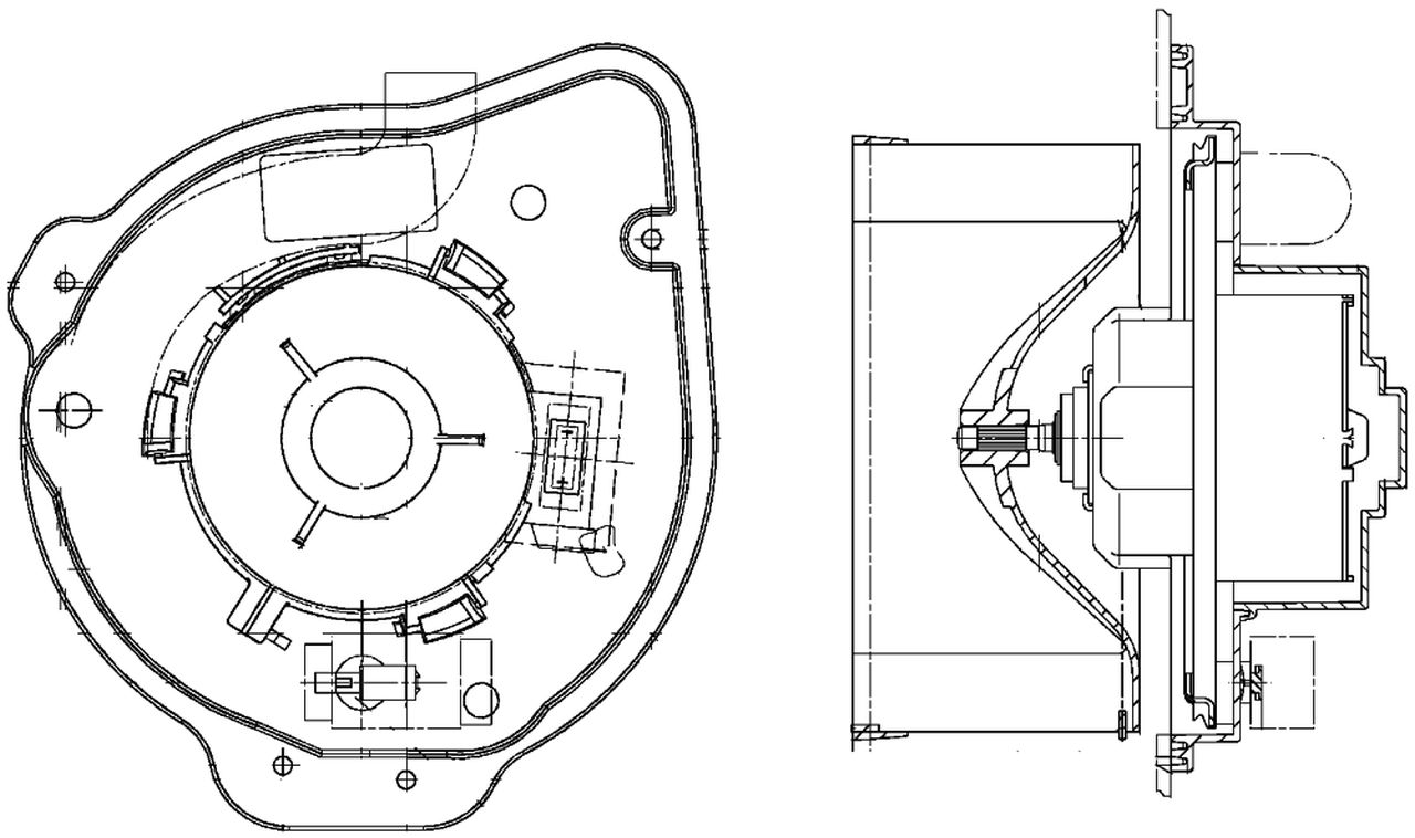 MAHLE PC Interior blower AB135000P