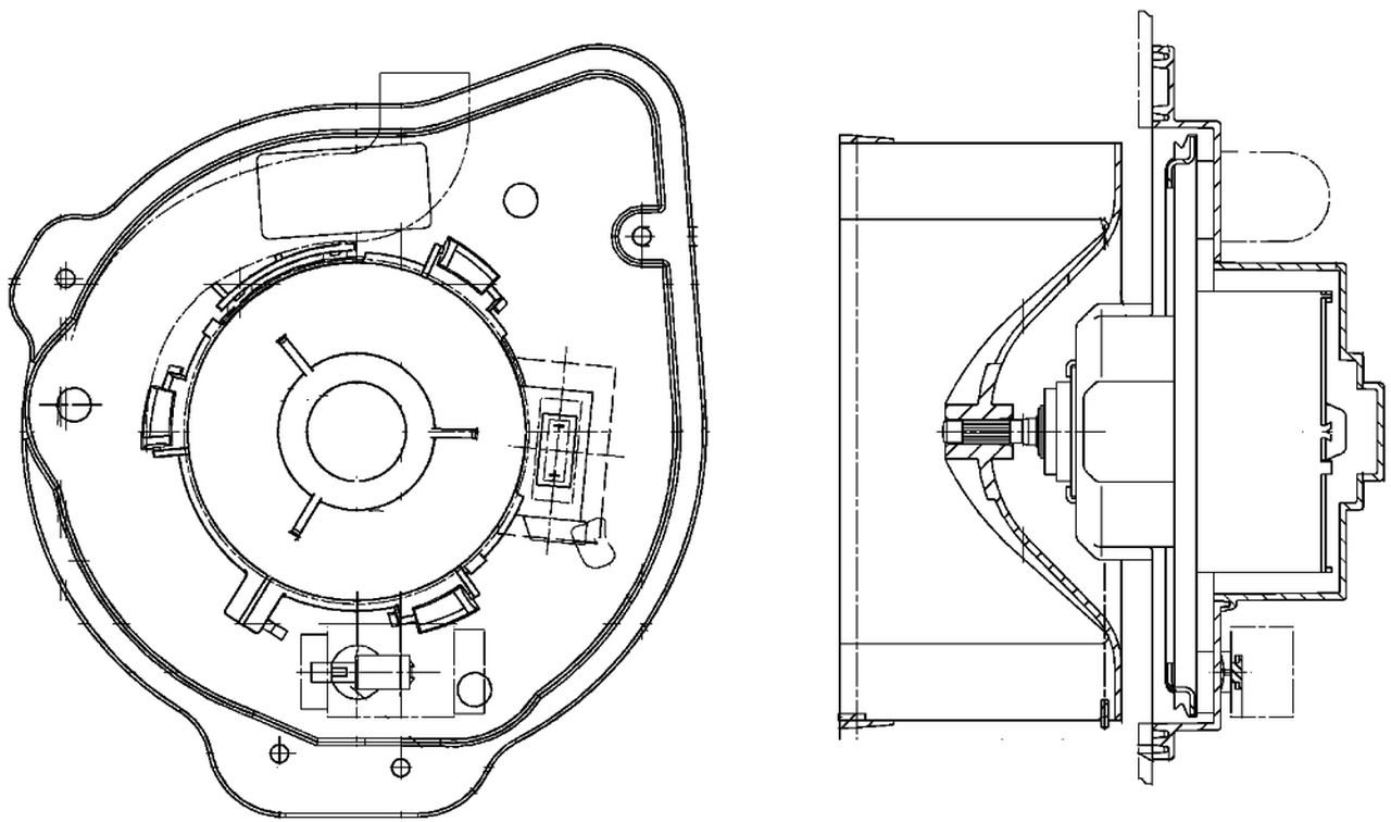 MAHLE PC Interior blower AB135000P