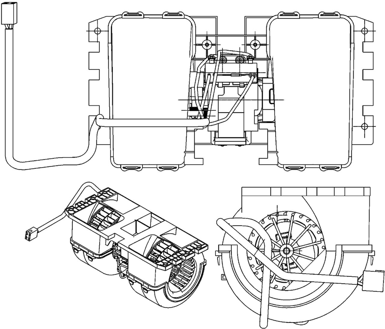 MAHLE Truck/Bus Interior blower AB144000P