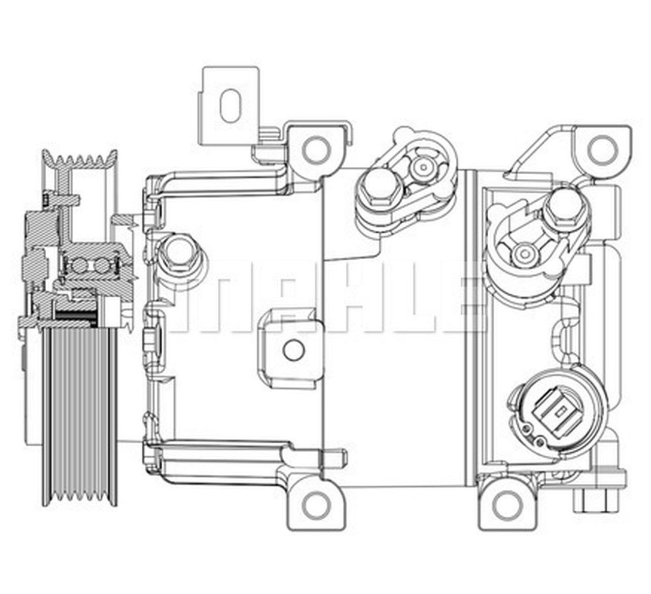 MAHLE PC Aircon compressor ACP630000P