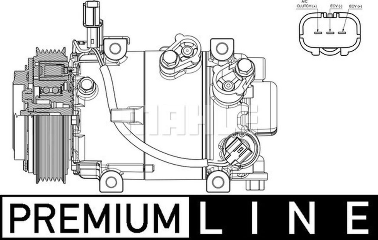 MAHLE PC Aircon compressor ACP633000P