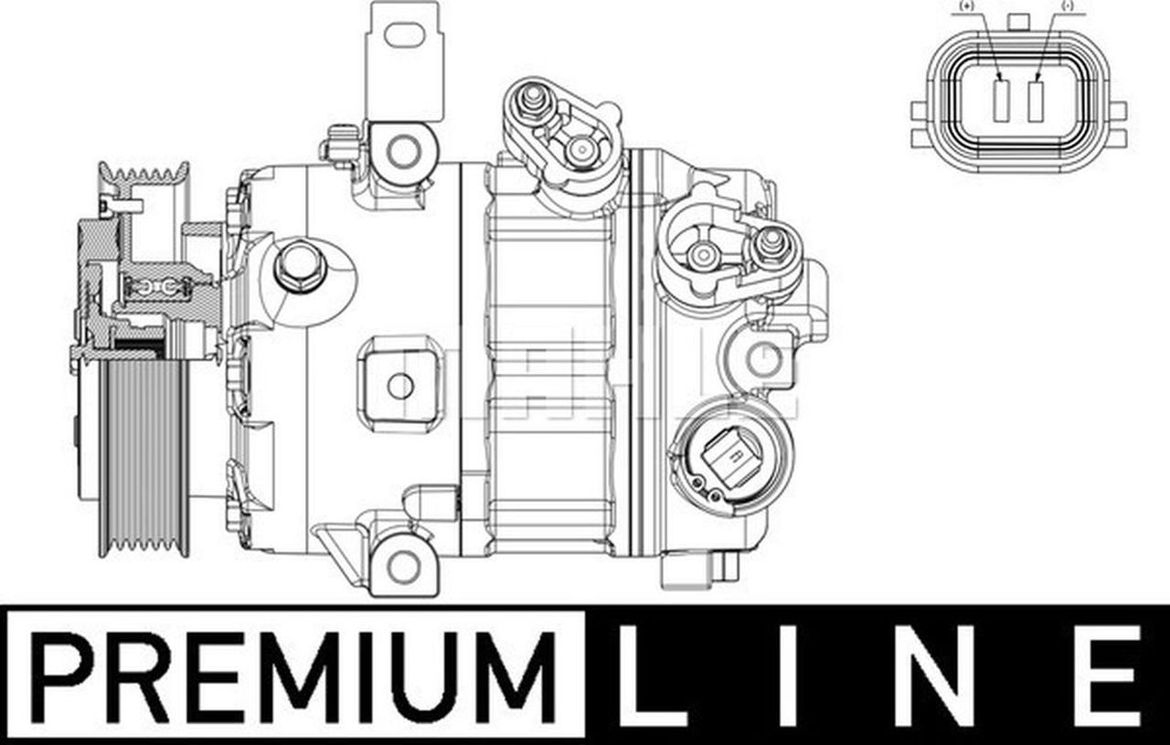 MAHLE PC Aircon compressor ACP634000P