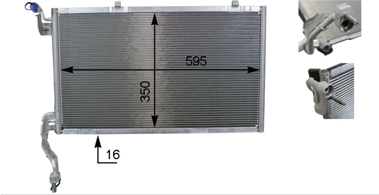 MAHLE PC Aircon condenser AC10000P