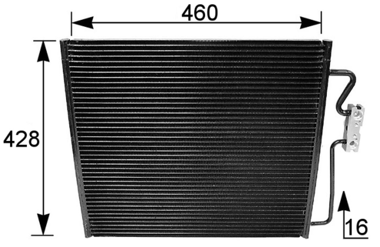 MAHLE PC Aircon condenser AC154001S