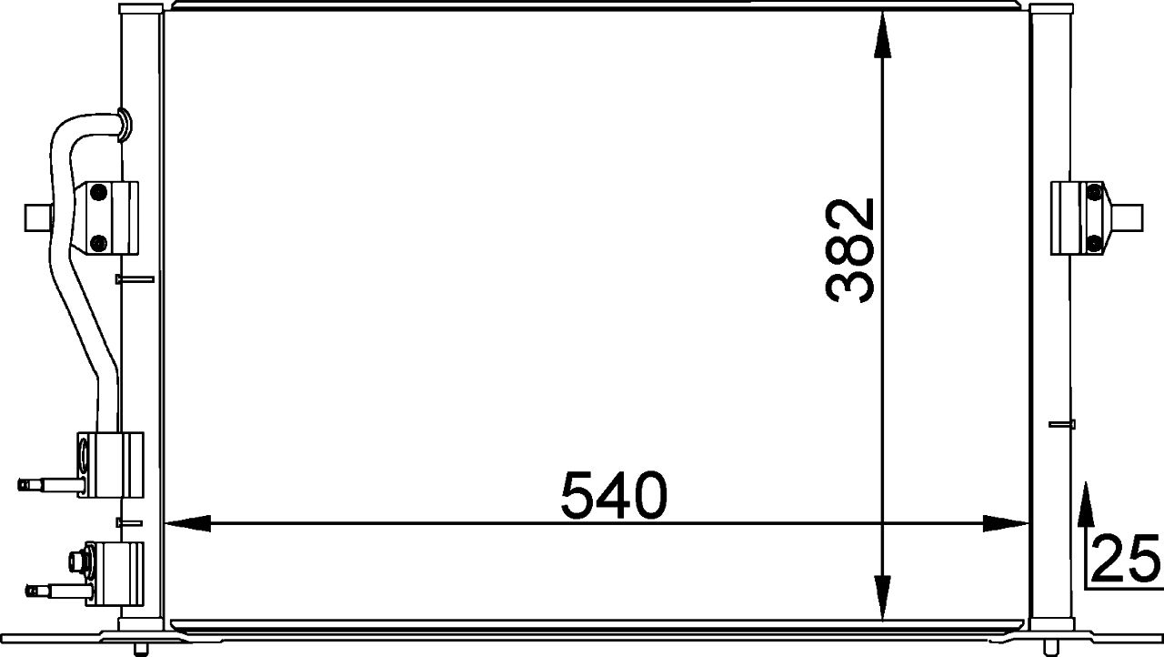 MAHLE PC Aircon condenser AC158000S