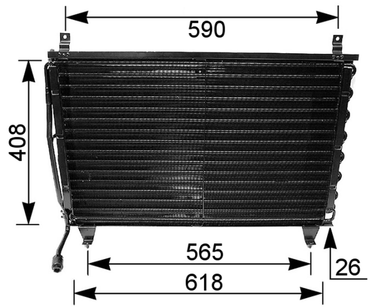 MAHLE PC Aircon condenser AC167000P