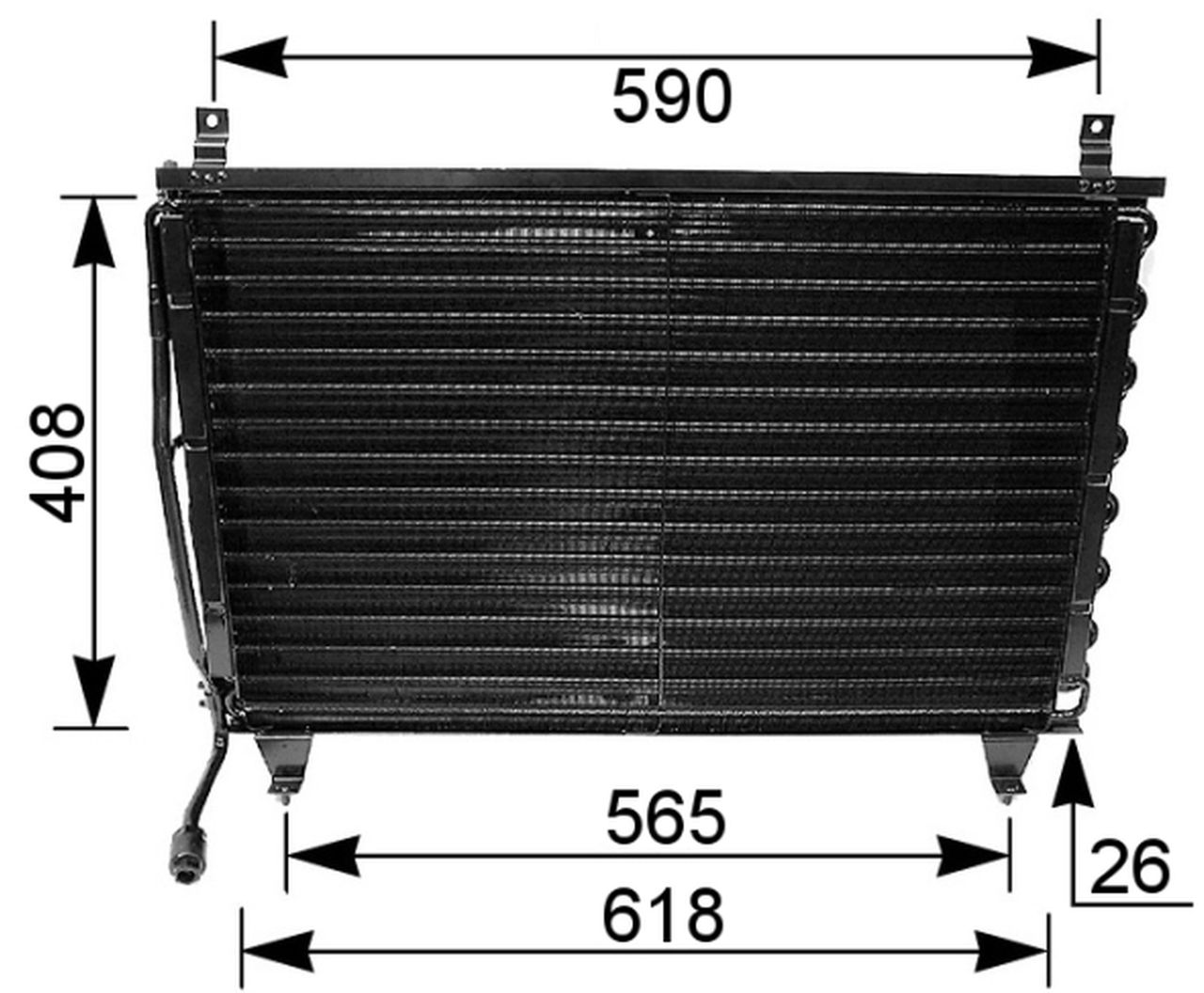 MAHLE PC Aircon condenser AC167000P