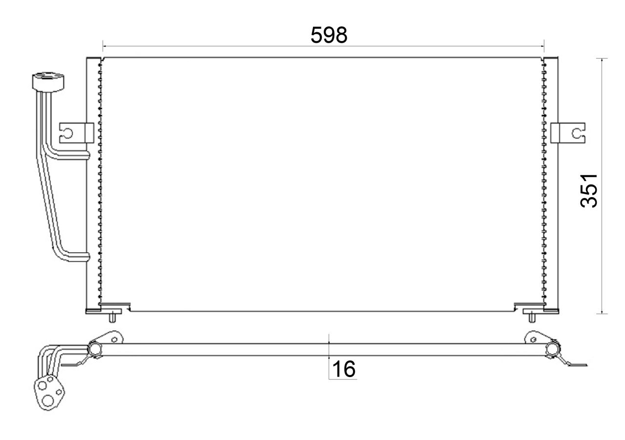 MAHLE PC Aircon condenser AC193000S