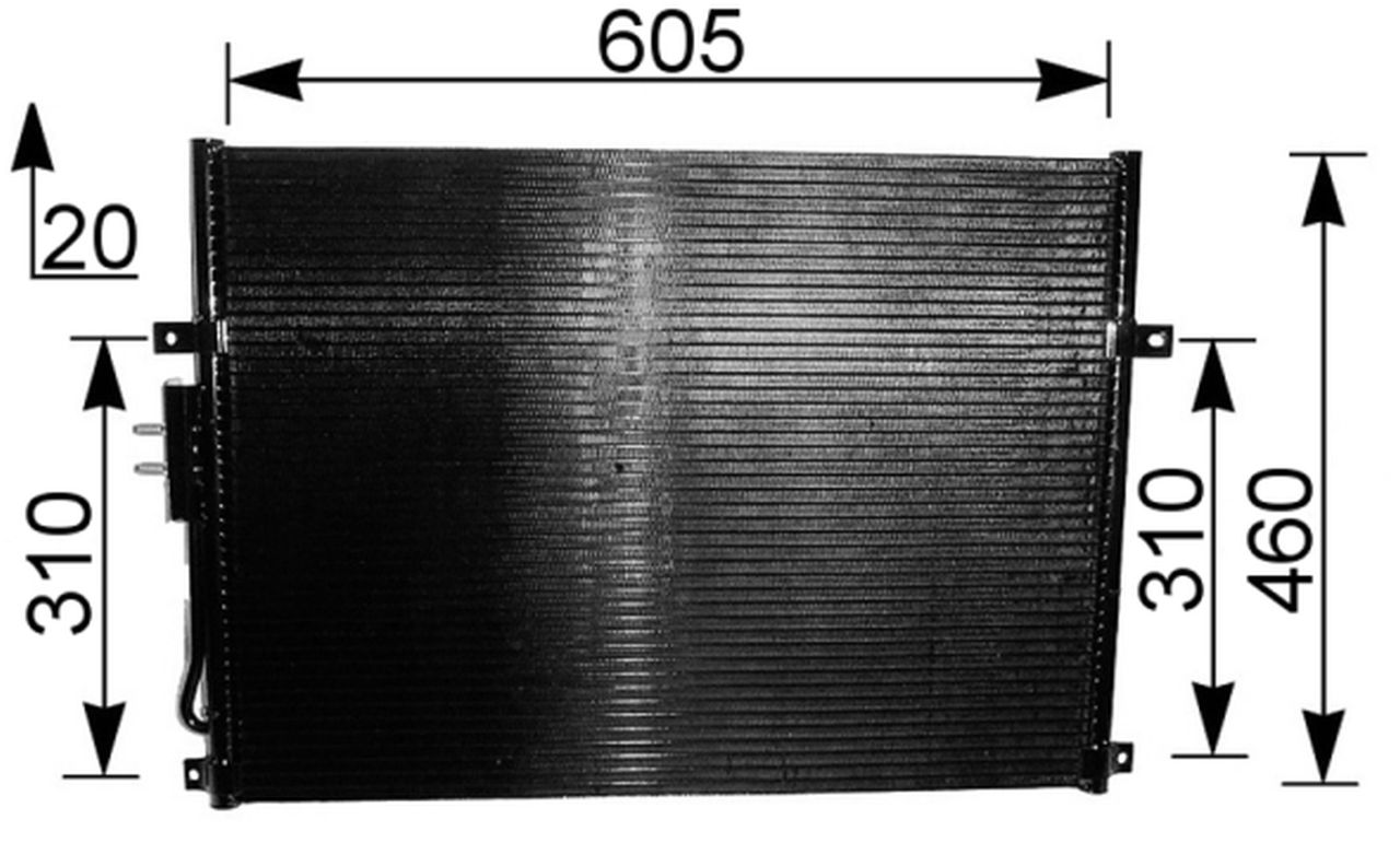 MAHLE PC Aircon condenser AC219000S