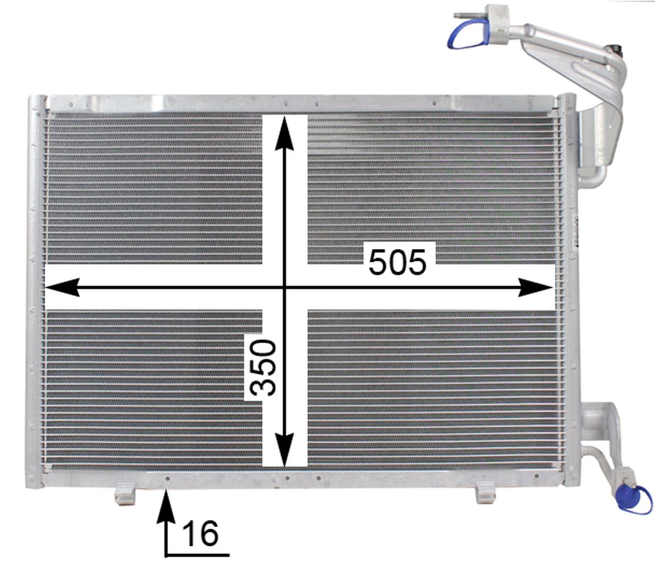 MAHLE PC Aircon condenser AC21000P