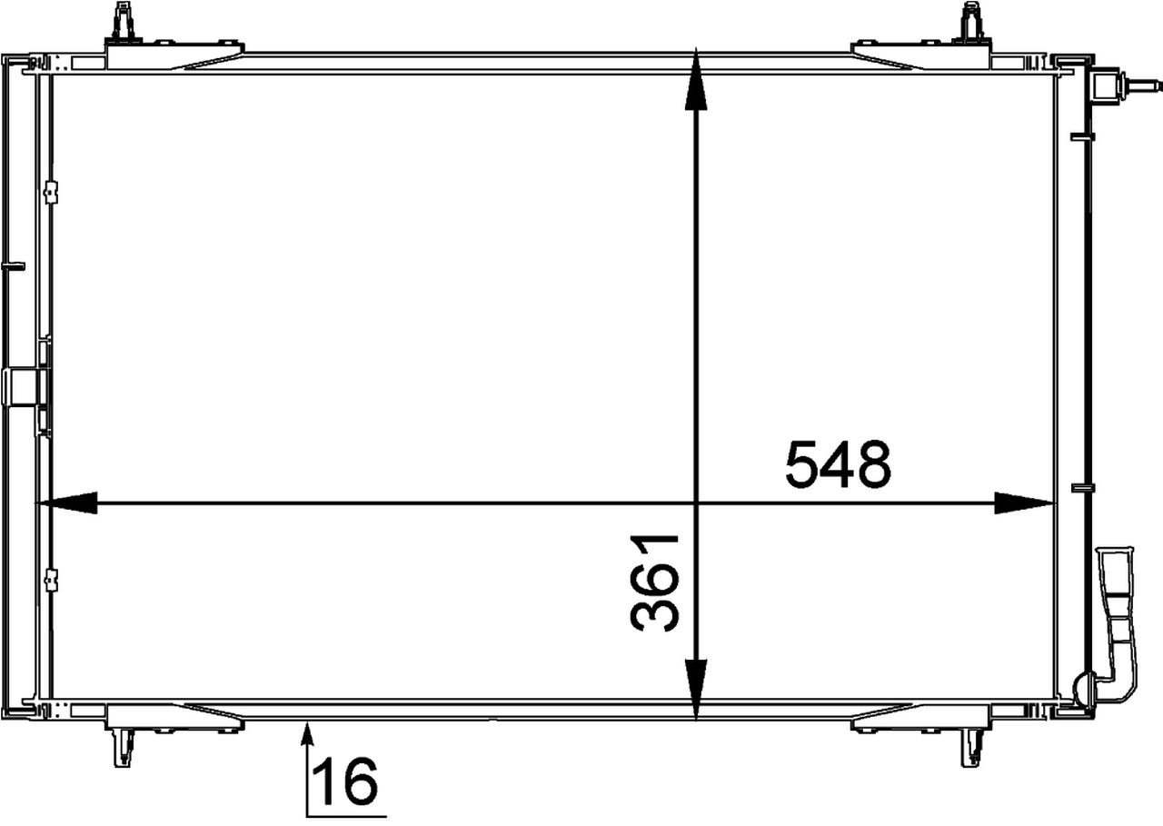 MAHLE PC Aircon condenser AC220000P