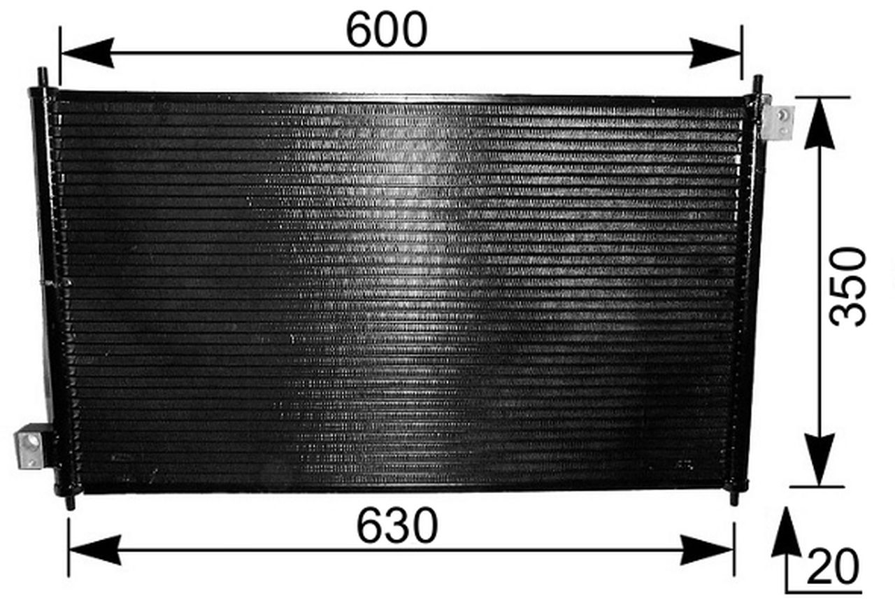 MAHLE PC Aircon condenser AC232000S